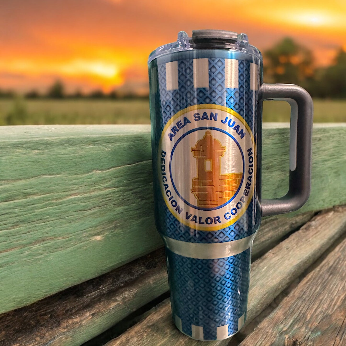 Vaso de la Policia De Puerto Rico 40 oz.