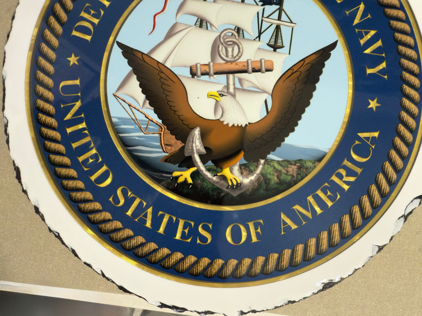 Navy logo Rock Slates