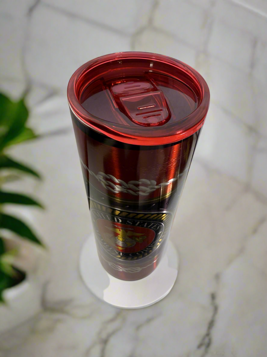Marines Skinny Tumbler 20 oz