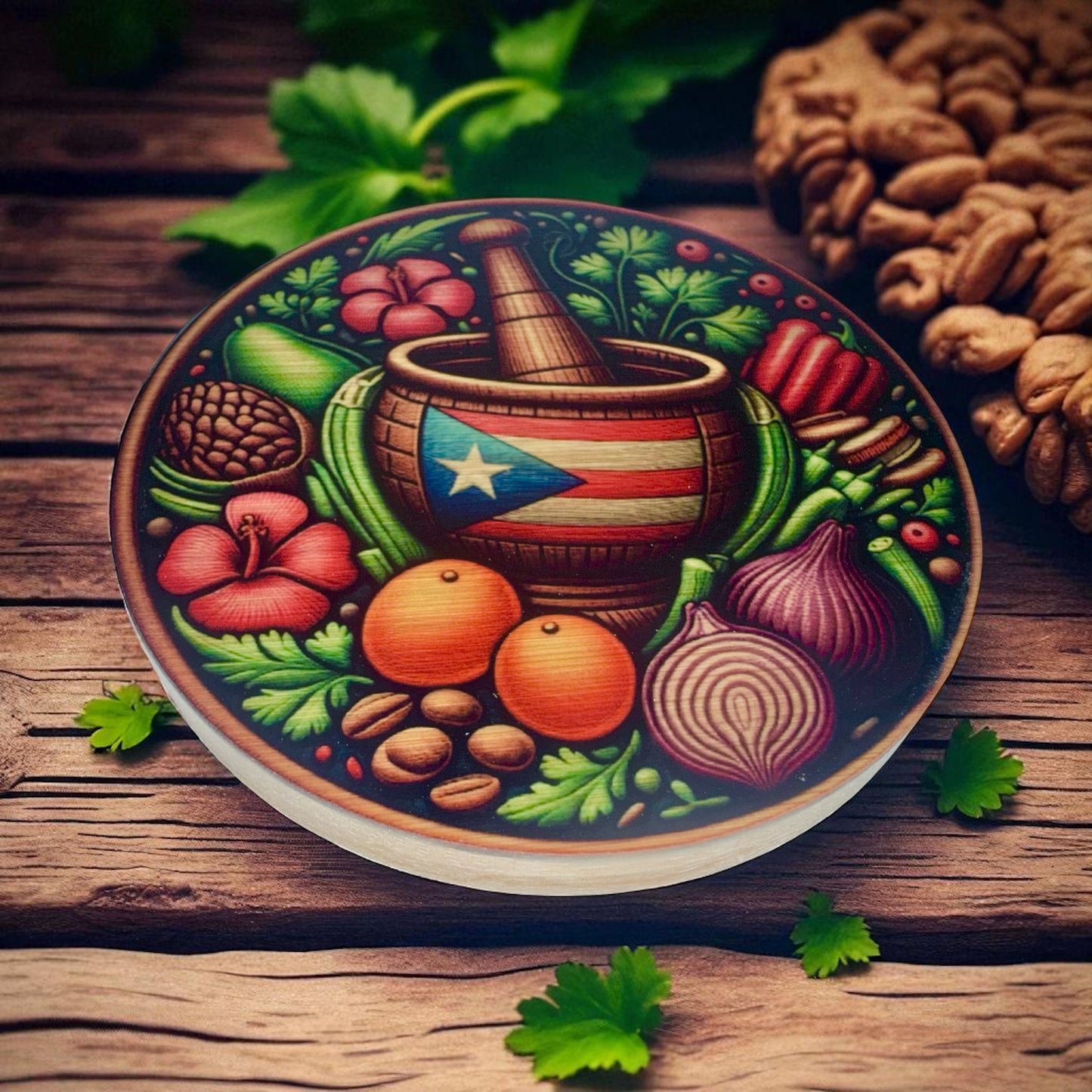 Boricua drink coasters (set of 4)