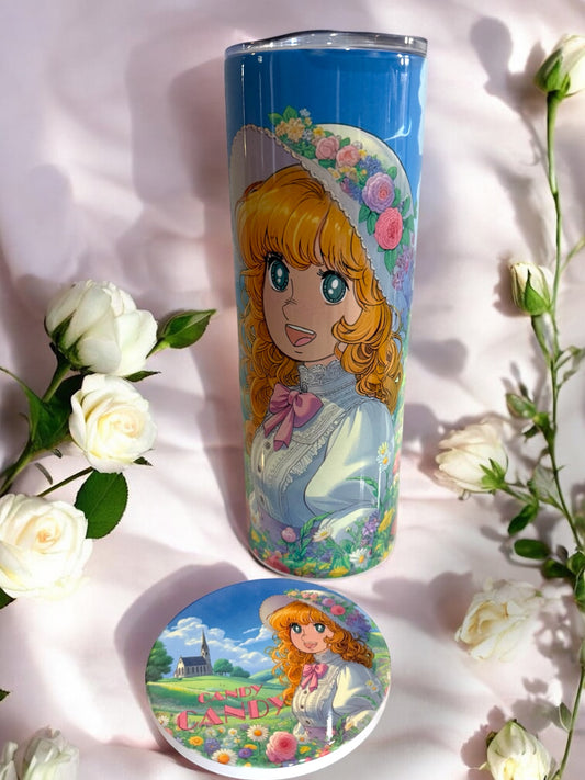 Candy Candy Anime Tumbler, Candy Blanca, Dulce Candy.