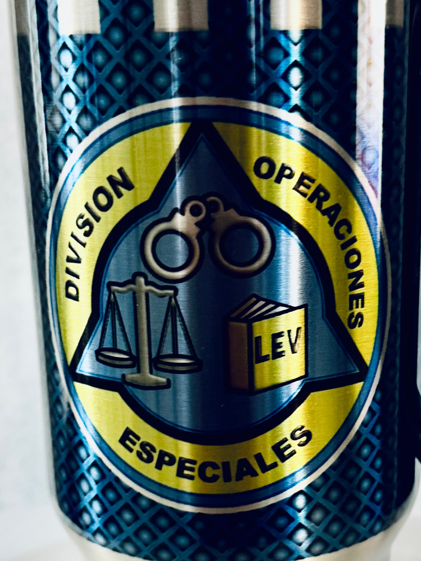 Vaso de la Policia De Puerto Rico 40 oz.