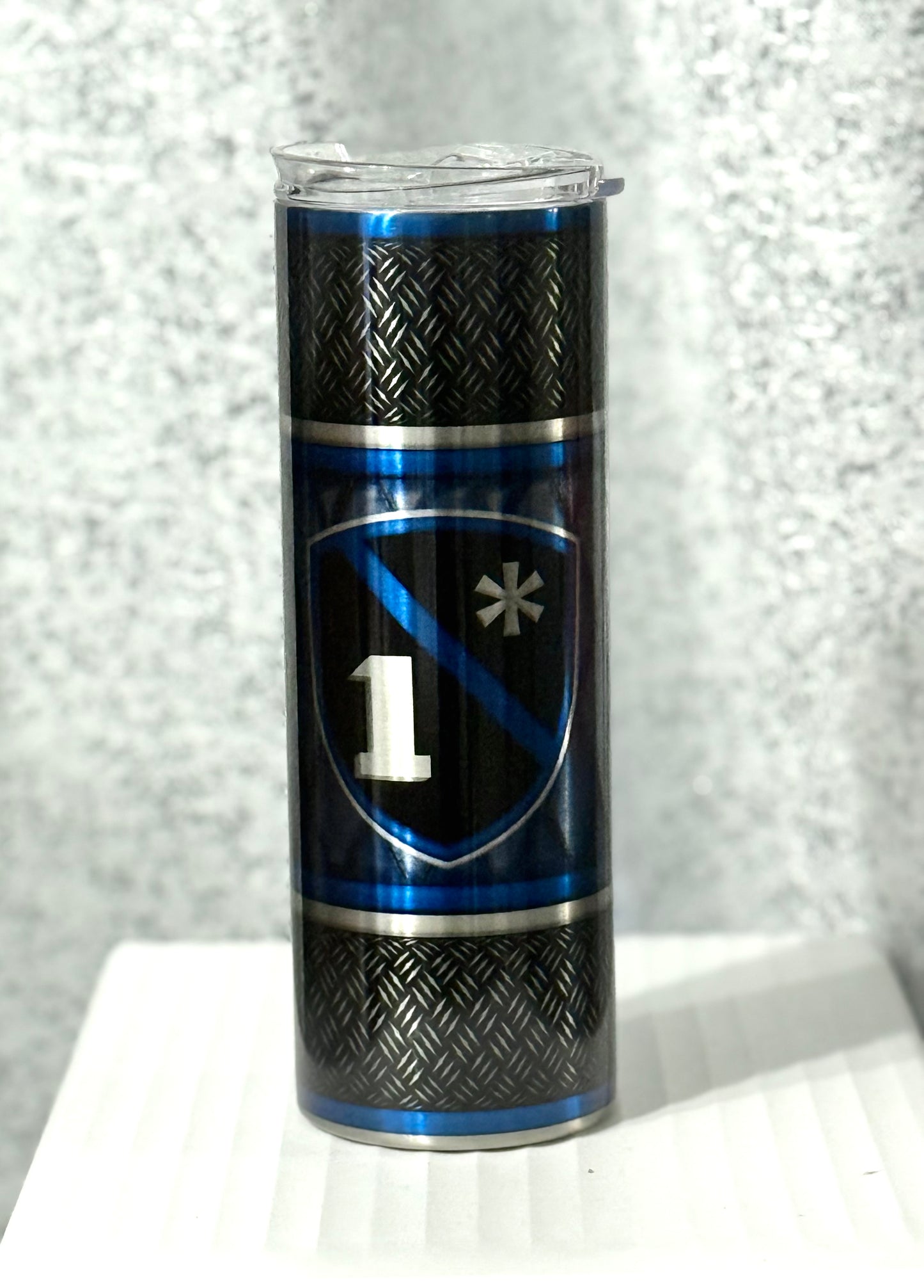 Thin Blue Line 1* 20oz Skinny Tumbler