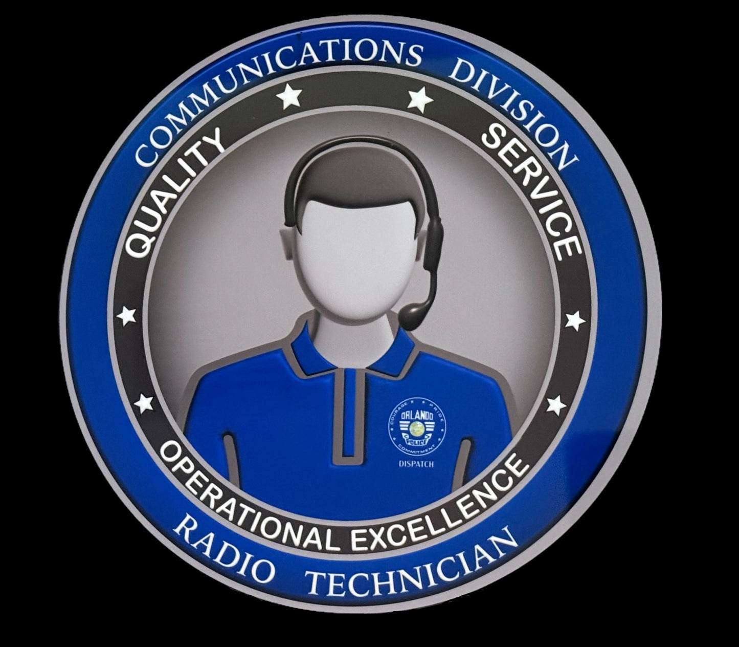 Orlando Police Rock Coasters (various logo units for purchase).