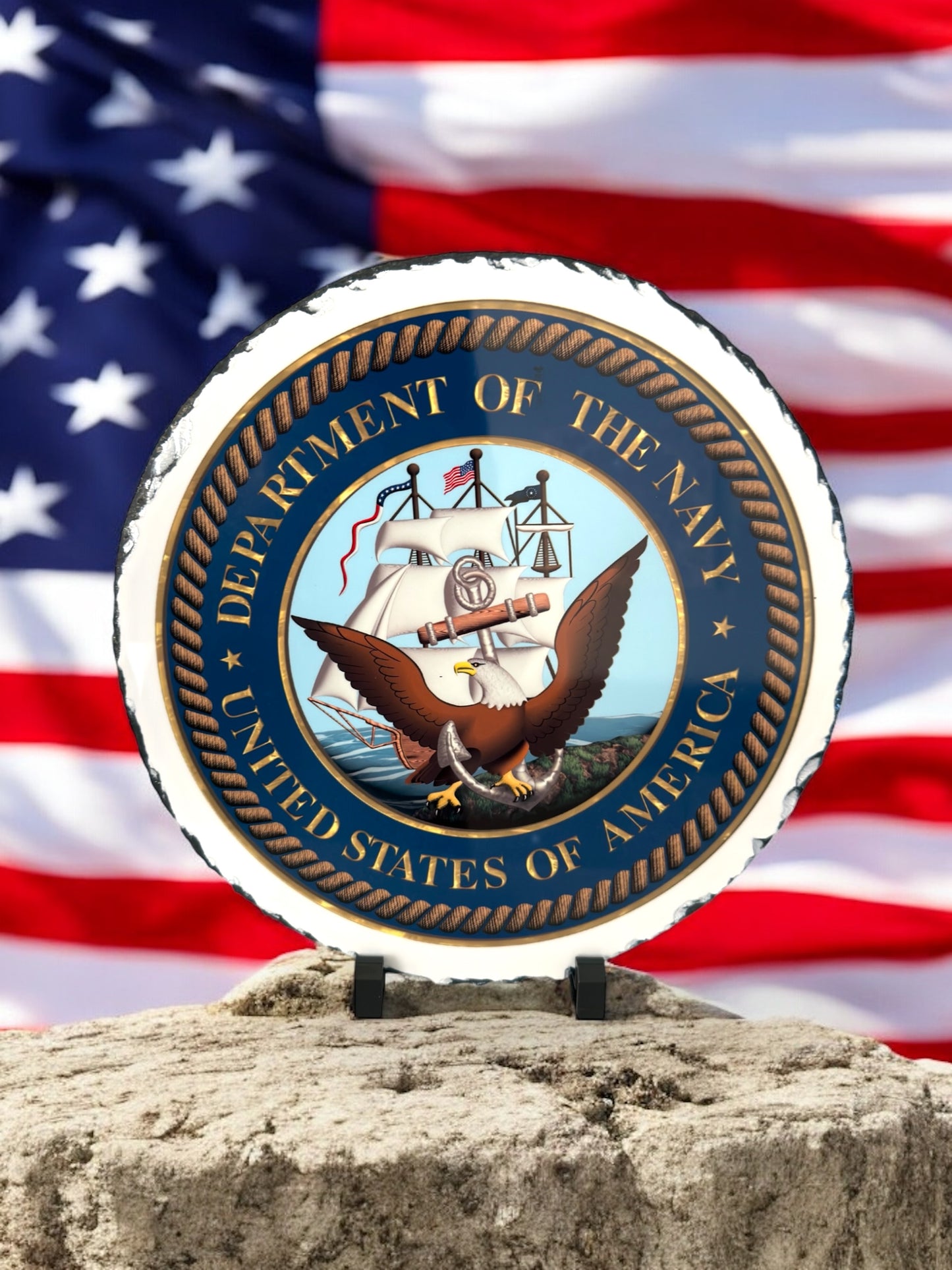 Navy logo Rock Slates