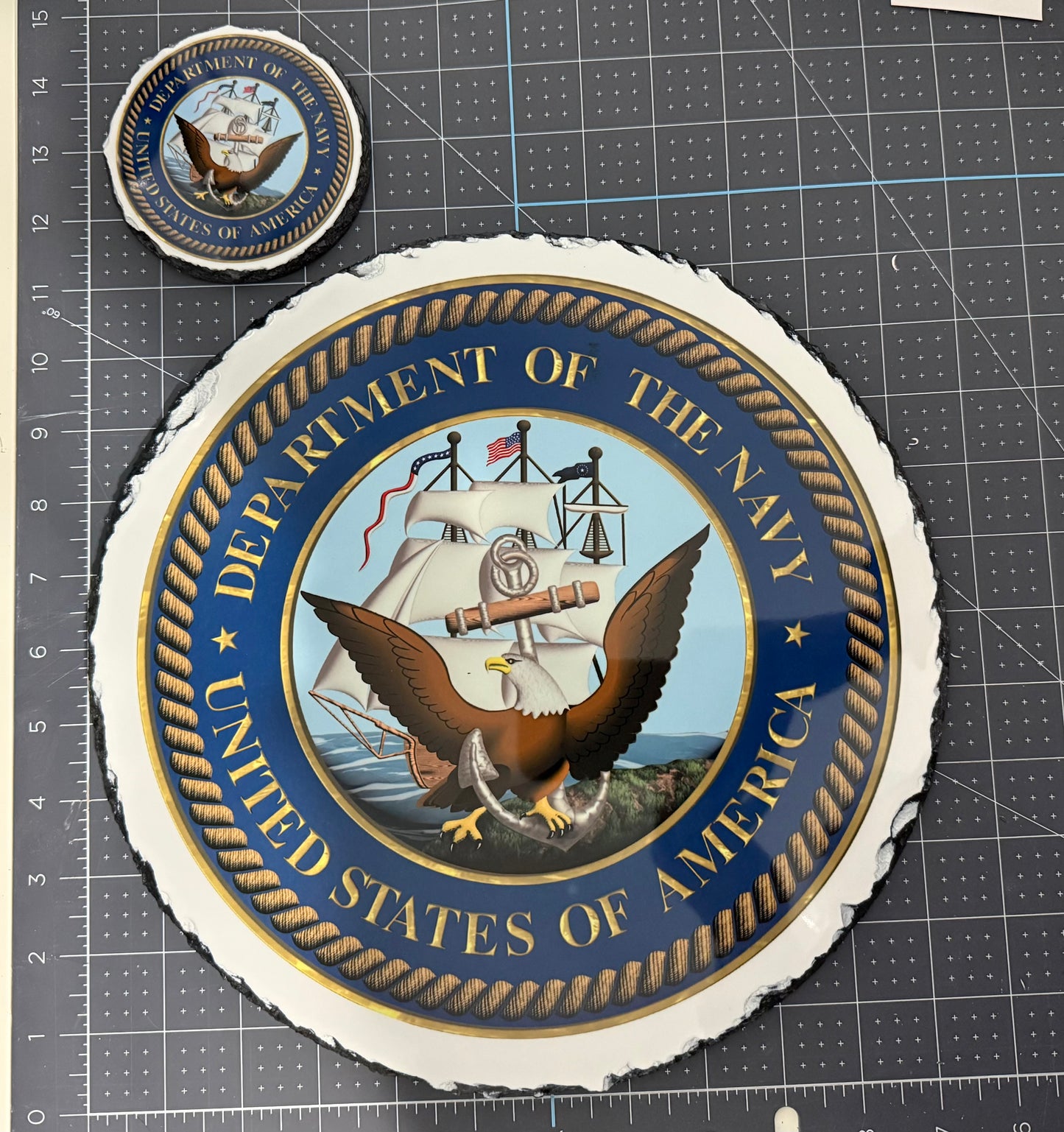 Navy logo Rock Slates