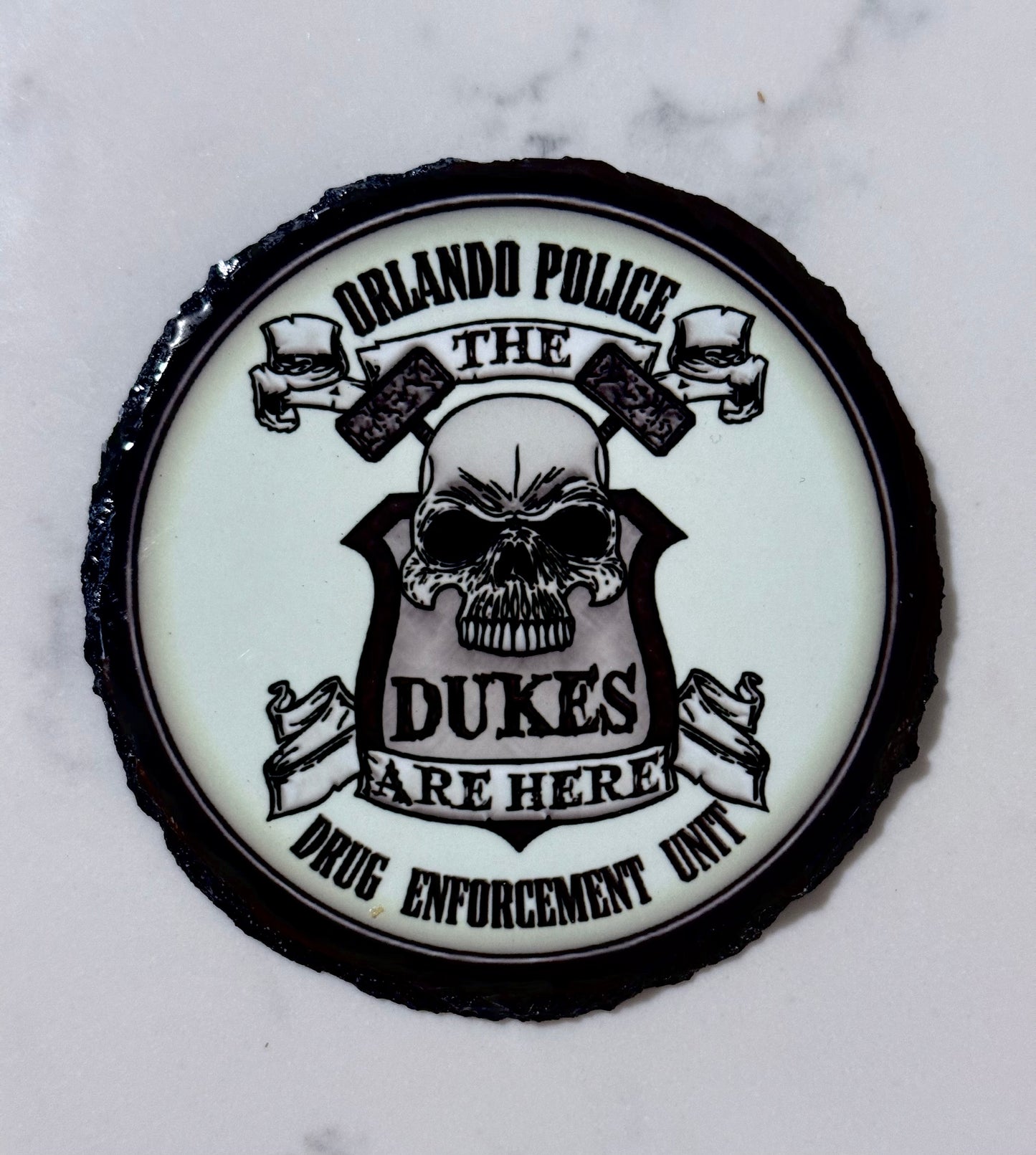 Orlando Police Rock Coasters  (various logo units for purchase).