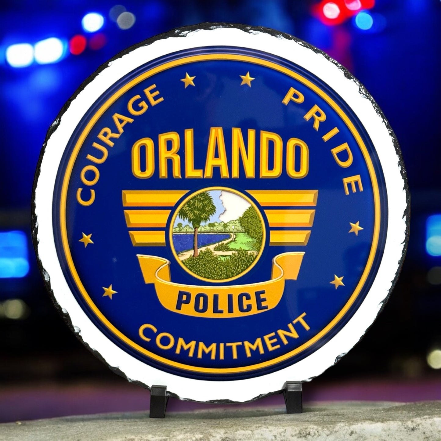 Orlando Police Rock Slates