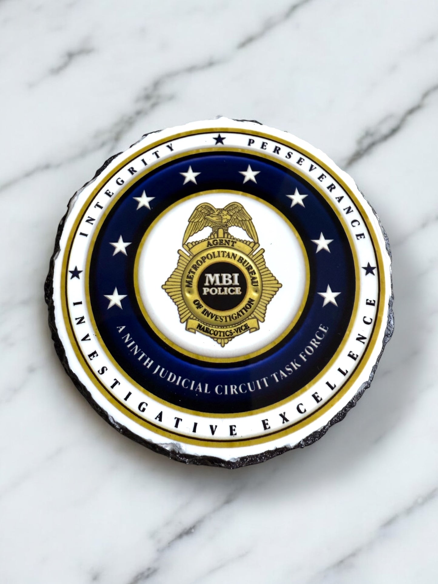 Orlando Police Rock Coasters  (various logo units for purchase).