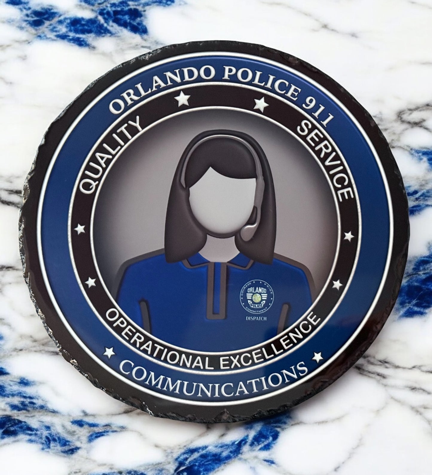 Orlando Police Rock Coasters  (various logo units for purchase).