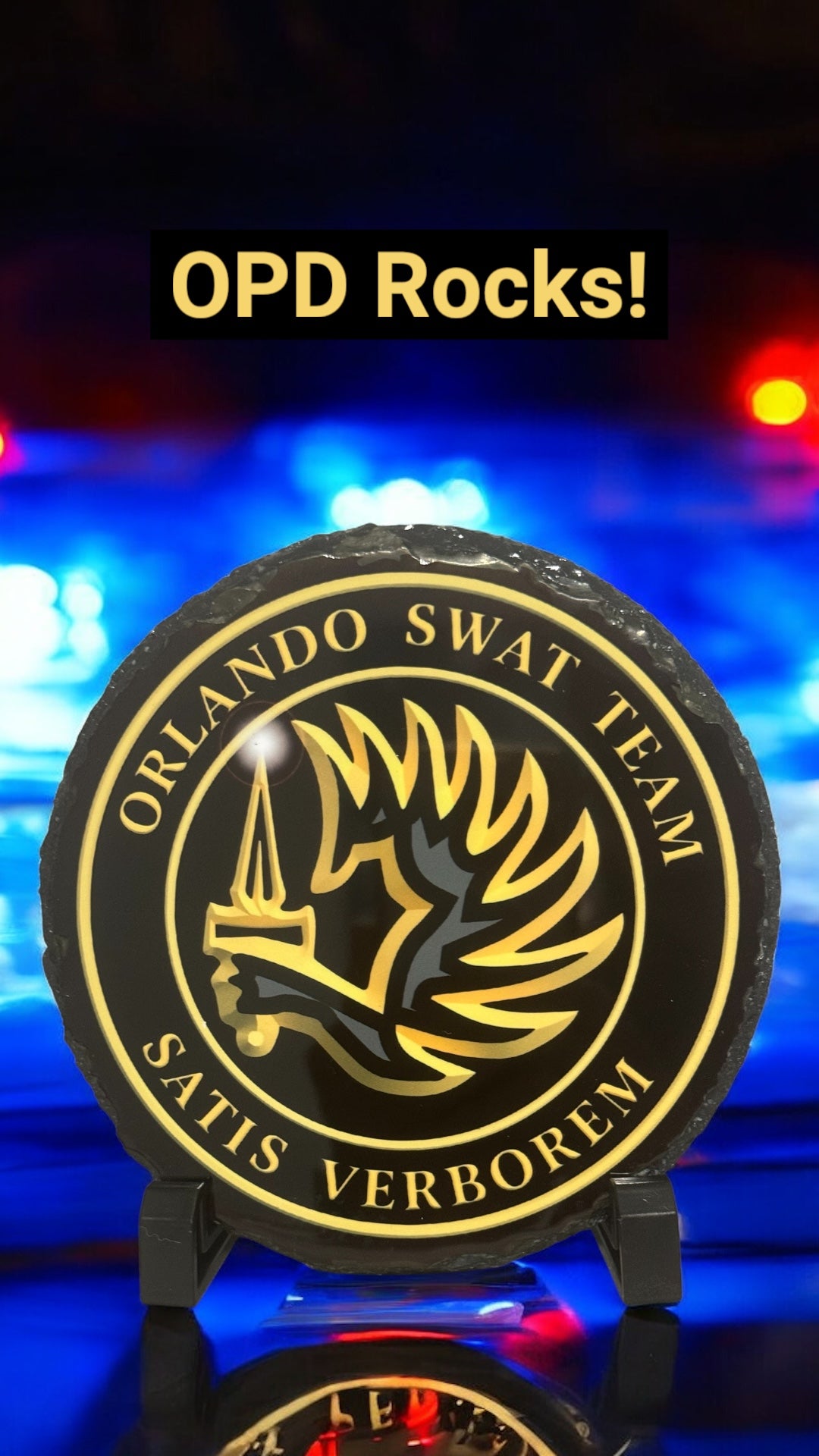 Orlando Police Rock Coasters  (various logo units for purchase).