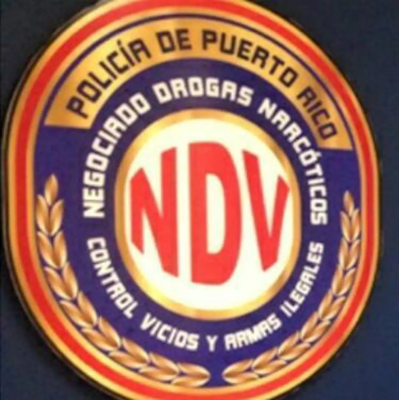 Vaso de la Policía De Puerto Rico 20 oz Unidades Sin Mango